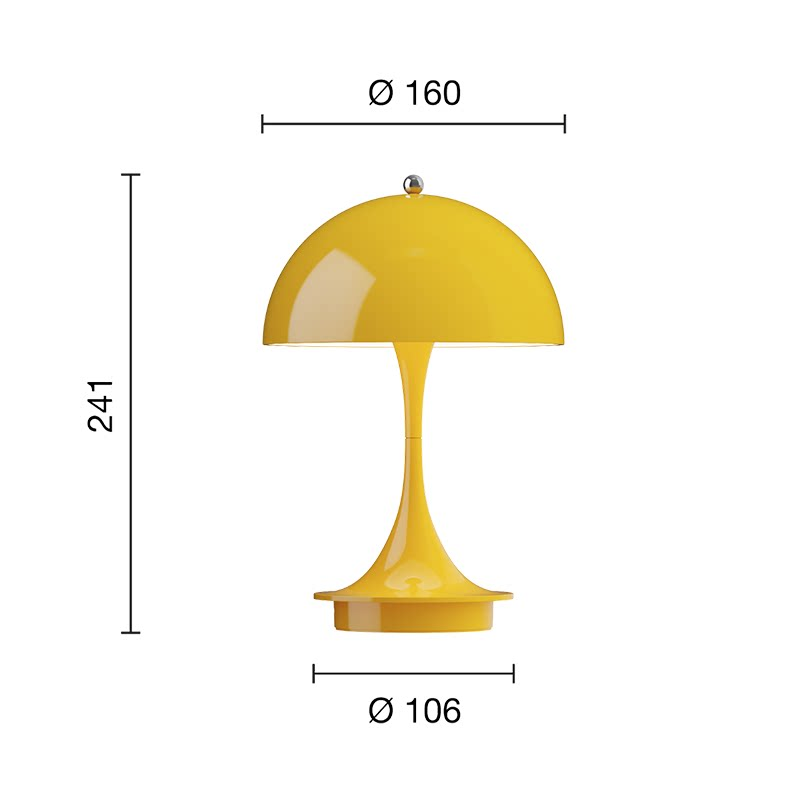 Portable LED Mushroom Table Lamp — AM0154, view 20