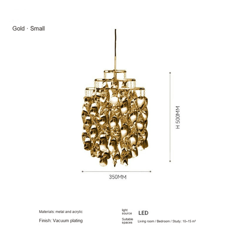 Gold 3-tier D35cm