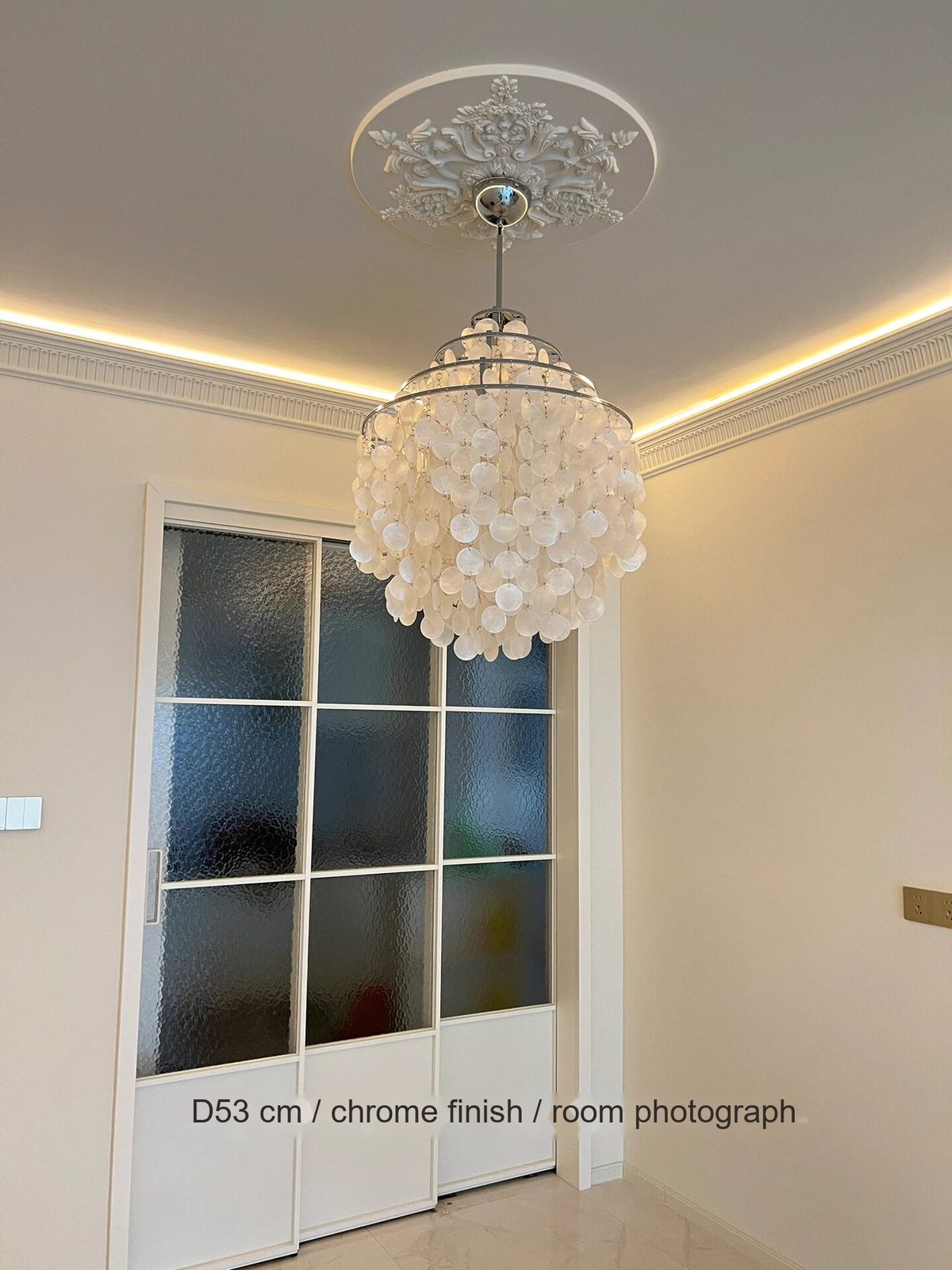 Layered Shell Pendant Light — AM0141, view 36