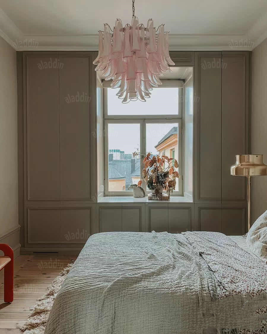 Tiered Textured Glass Chandelier — AM0237, view 22