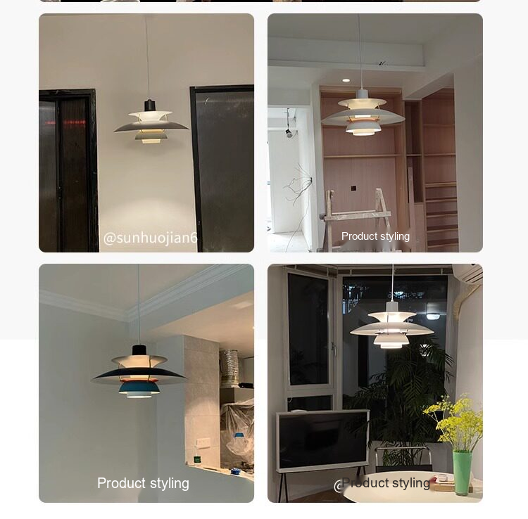 Layered Disc Pendant Light — AM0135, view 32