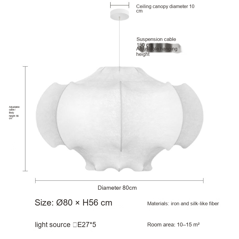 Cocoon Pendant Light — AM0203, view 10