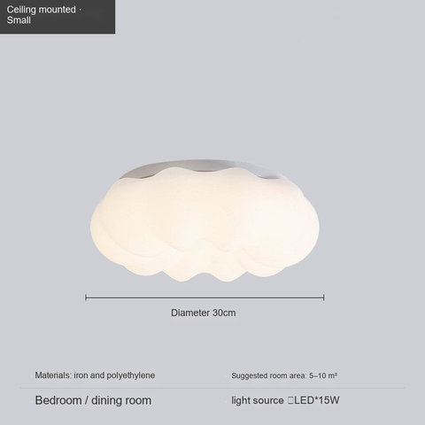 30cm- Cloud Ceiling light · 3 color temperatures