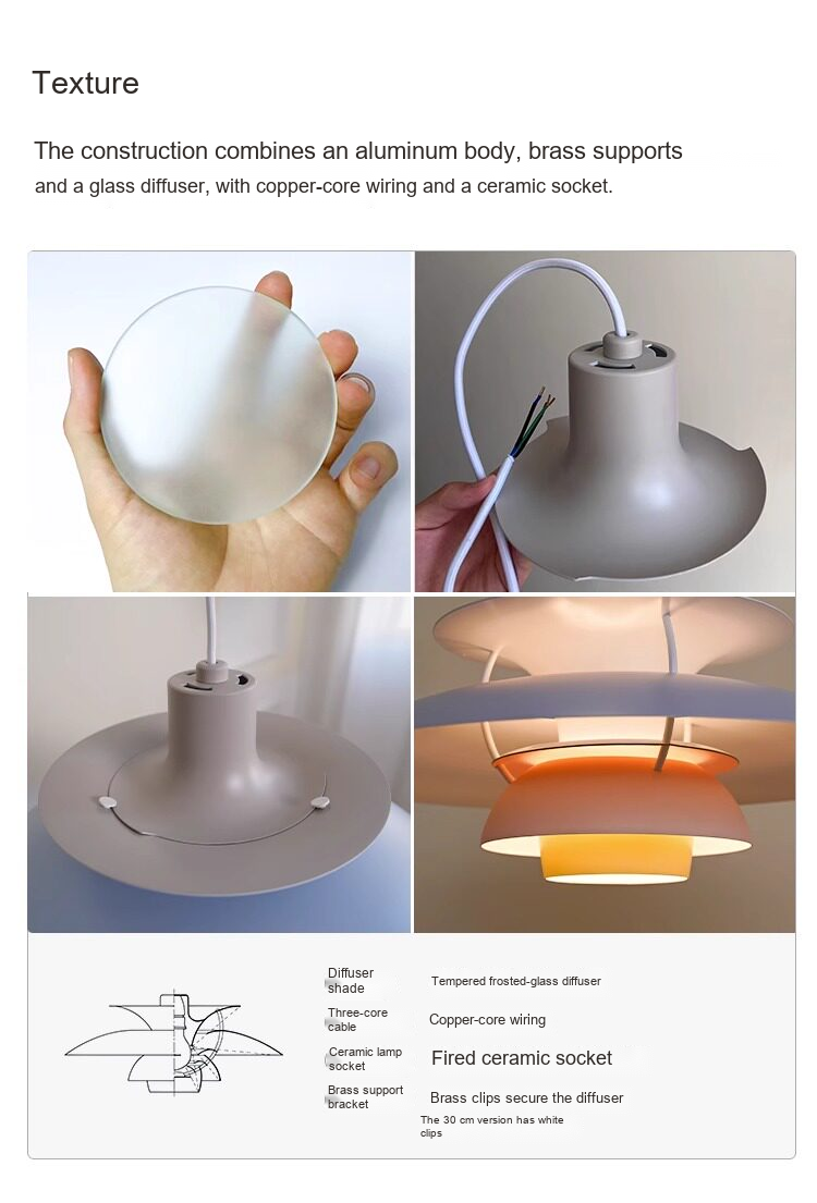 Layered Disc Pendant Light — AM0135, view 30