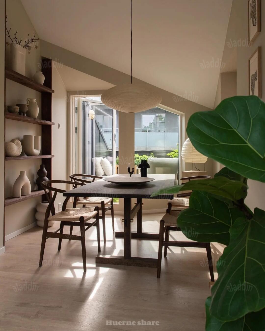 Sculptural Paper Pendant Light — AM0165, view 17