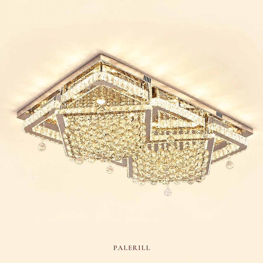 AM0106 · French Flush Mount Rectangular Ceiling Light for Bedrooms · 5 Configurations — AM0106, view 1