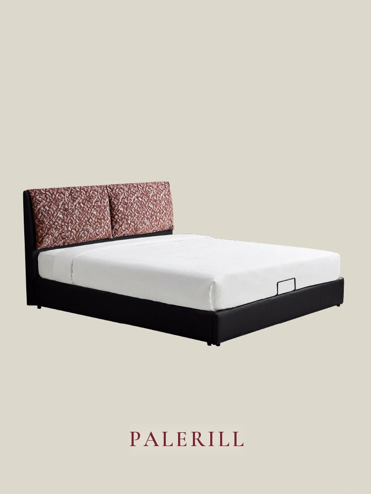 Upholstered Bed with Removable Back Cushions — AMF0049, view 1