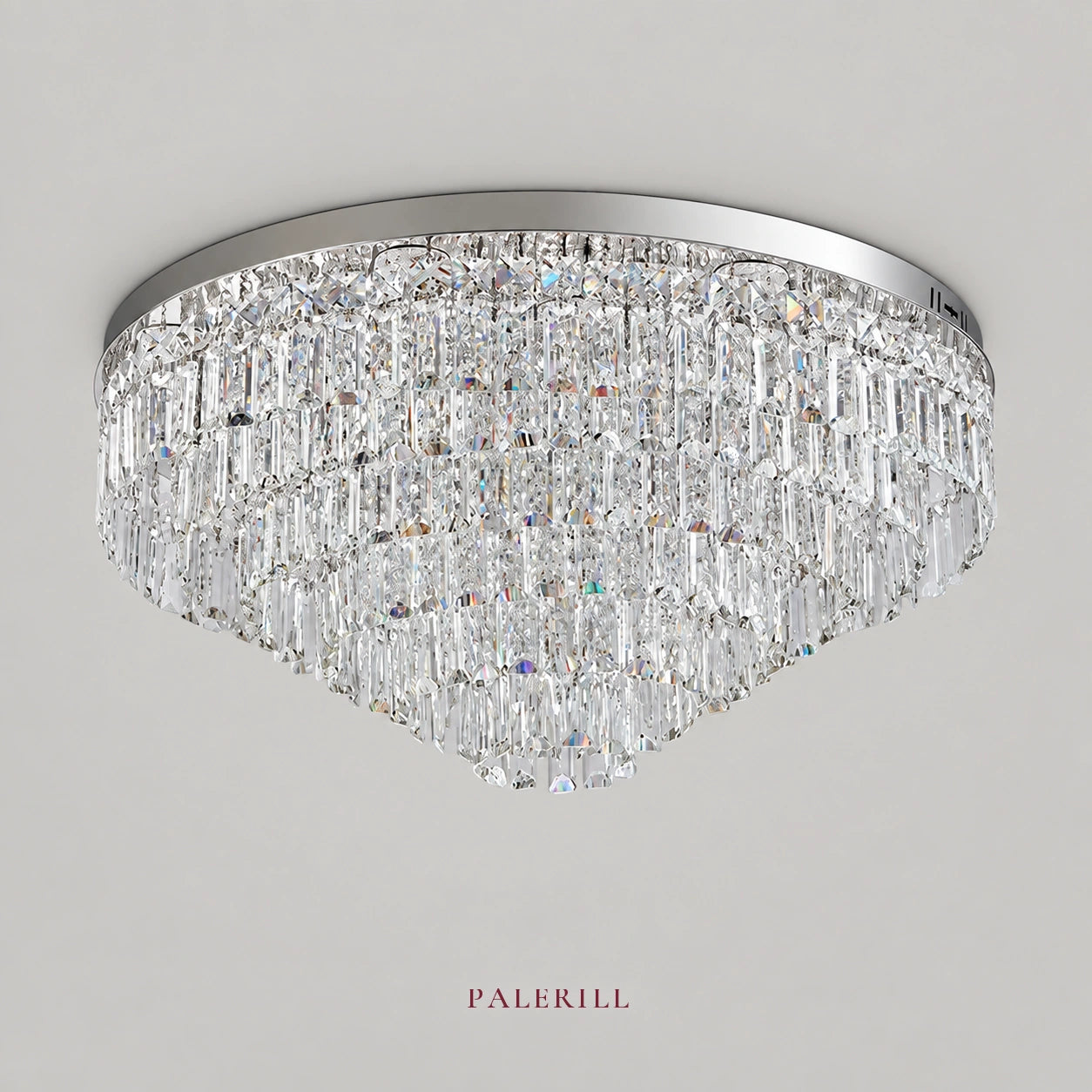 AM0089 · French Flush Mount Square Ceiling Light for Bedrooms · 3 Configurations — AM0089, view 1