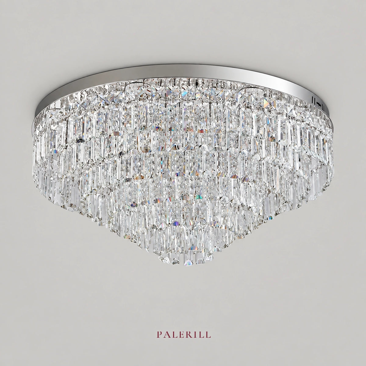 AM0089 · French Flush Mount Square Ceiling Light for Bedrooms · 3 Configurations — AM0089, view 1