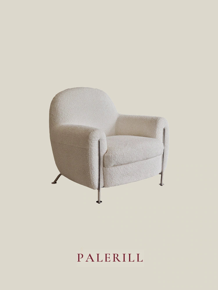 Chenille Lounge Chair — AMF0051, view 1