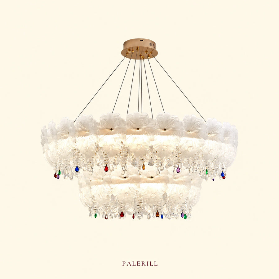 AM0103 · French Tiered Composition Crystal Chandelier for Living Spaces · 6 Configurations — AM0103, view 1