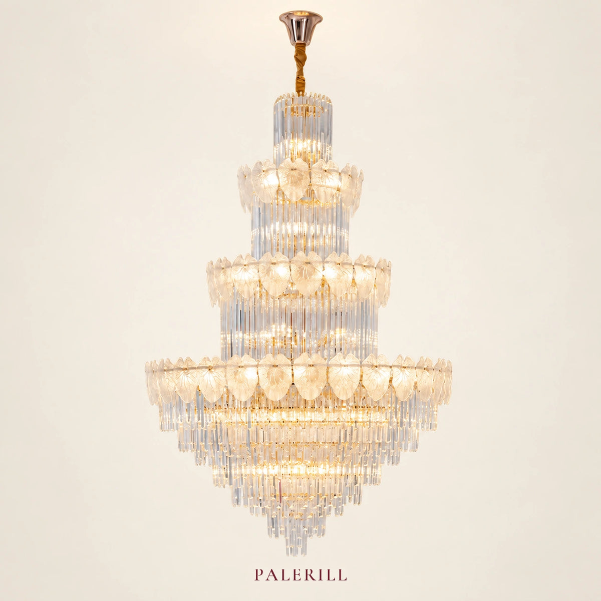 AM0122 · Modern Stairwell Crystal Chandelier for Double-Height Spaces · 6 Configurations — AM0122, view 1