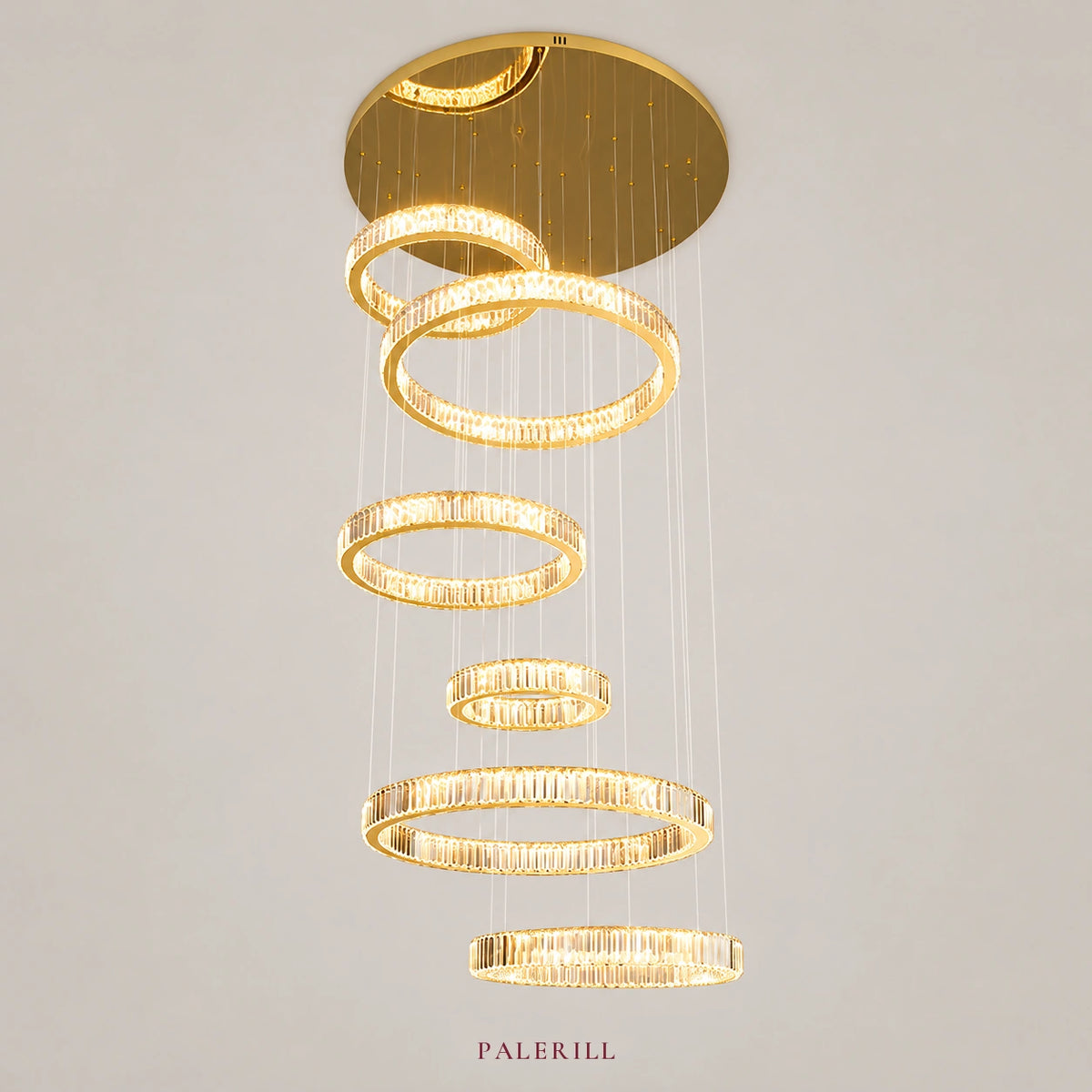 AM0068 · Modern Minimalist Cloud Cloud-Form Crystal Chandelier for Living Spaces — AM0068, view 1