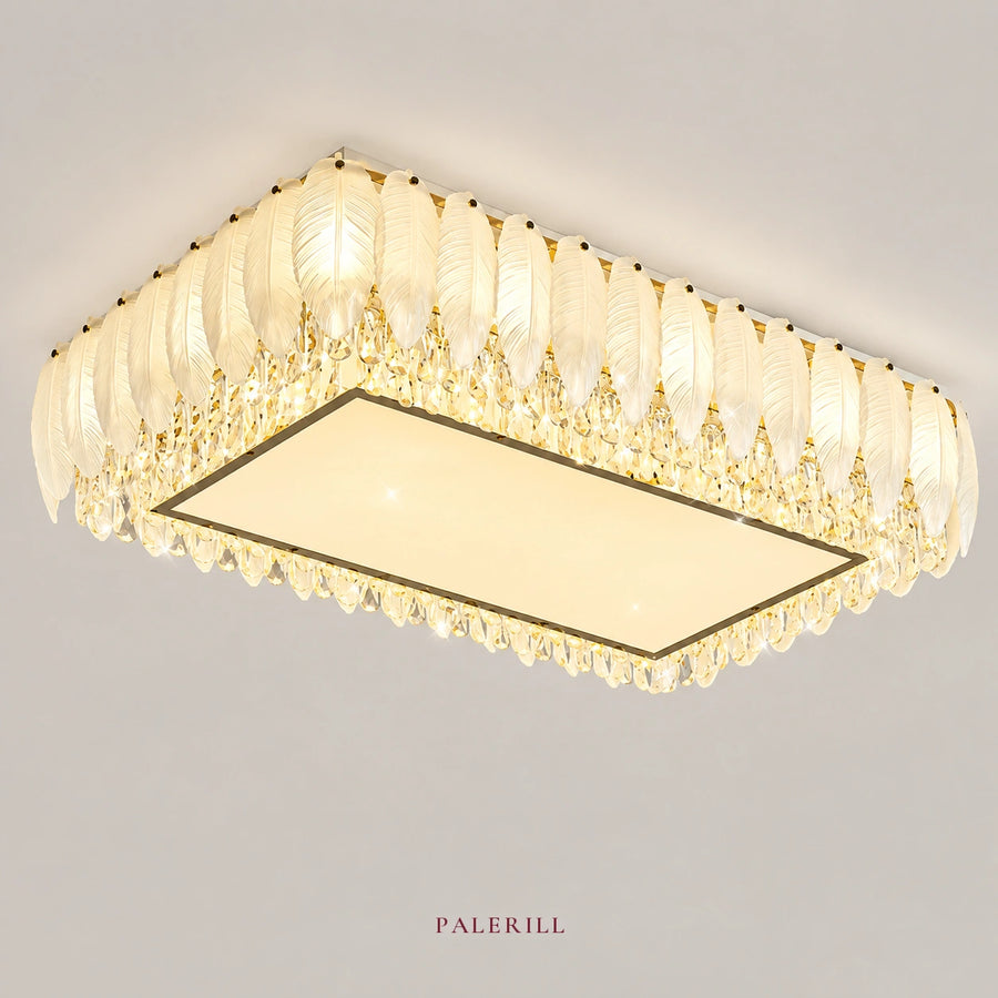AM0094 · French Flush Mount Round Ceiling Light for Bedrooms · 8 Configurations — AM0094, view 1