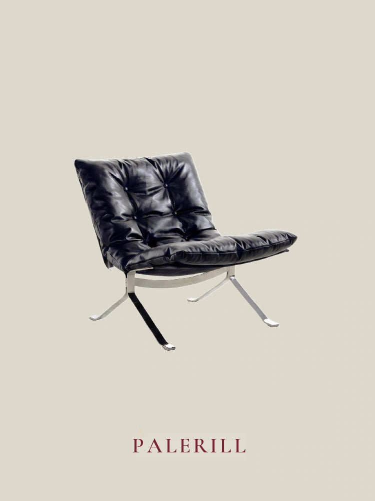 Bauhaus Leather Lounge Chair — AMF0027, view 1