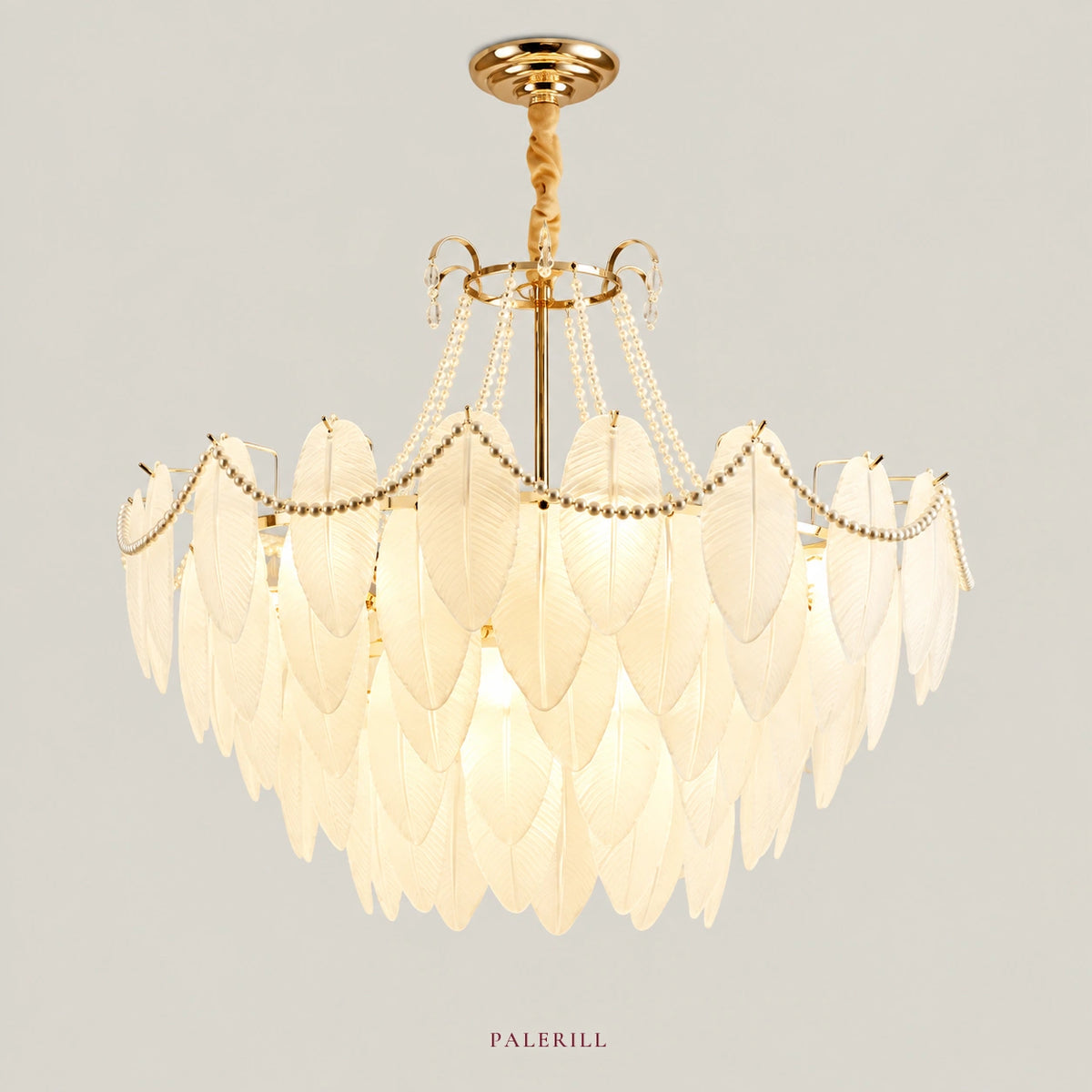 AM0035 · French Cream-Tone Crystal Chandelier for Living Spaces · 5 Configurations — AM0035, view 1