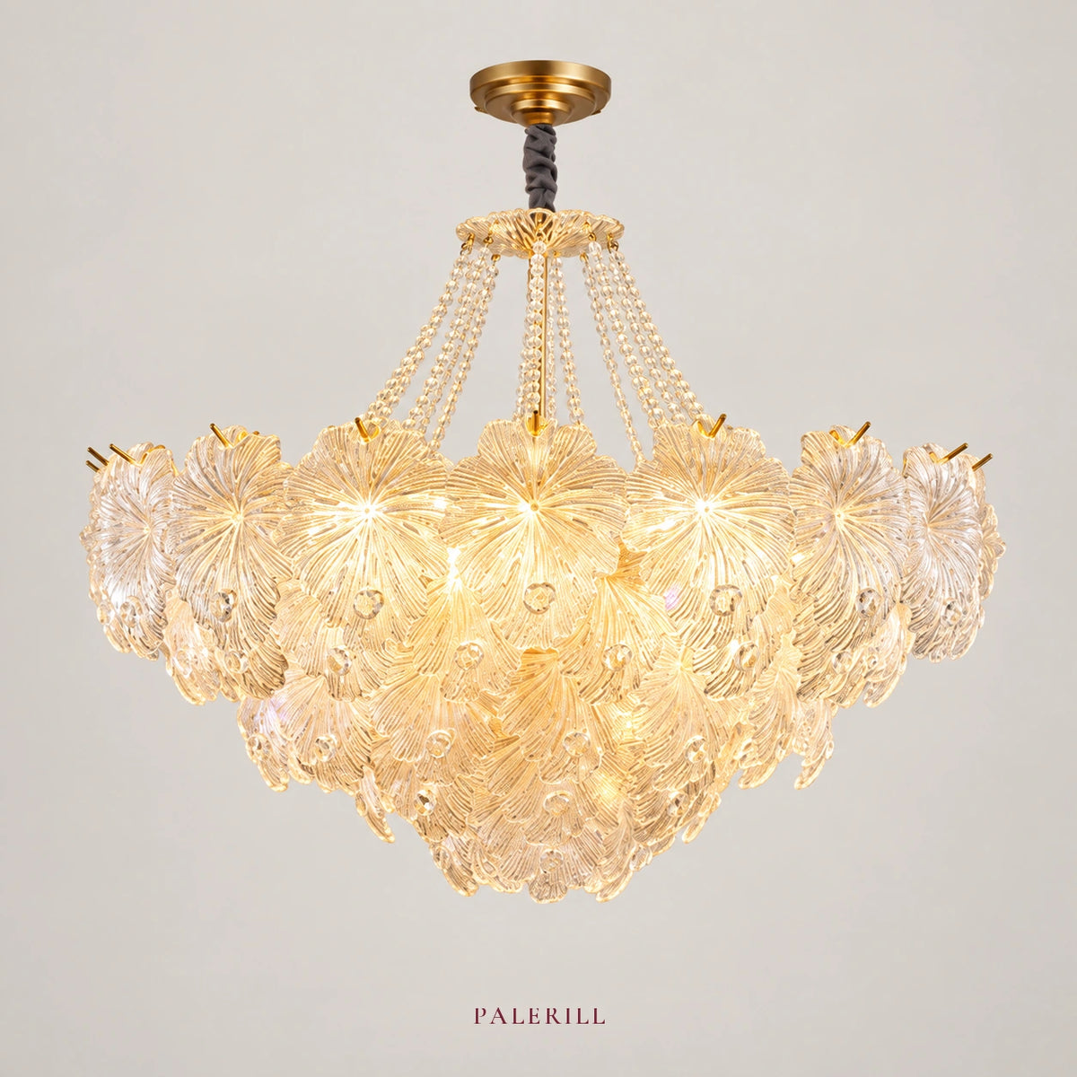 AM0019 · French Petal Glass Chandelier for Dining Rooms · 5 Configurations — AM0019, view 1