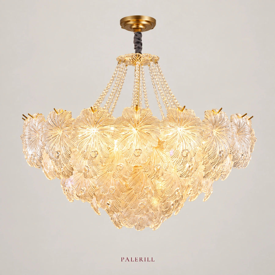 AM0019 · French Petal Glass Chandelier for Dining Rooms · 5 Configurations — AM0019, view 1
