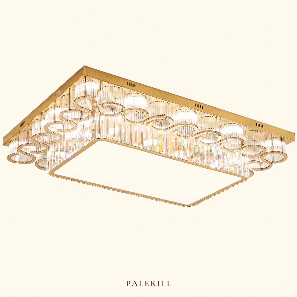 AM0112 · French Flush Mount Oval Ceiling Light for Bedrooms · 6 Configurations — AM0112, view 1
