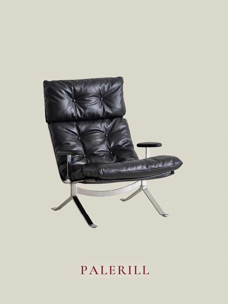 Leather Lounge Chair — AMF0030, view 1