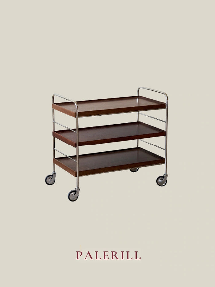 Modern Minimalist Mobile and Storage Side Table for Living Room — AMF0004