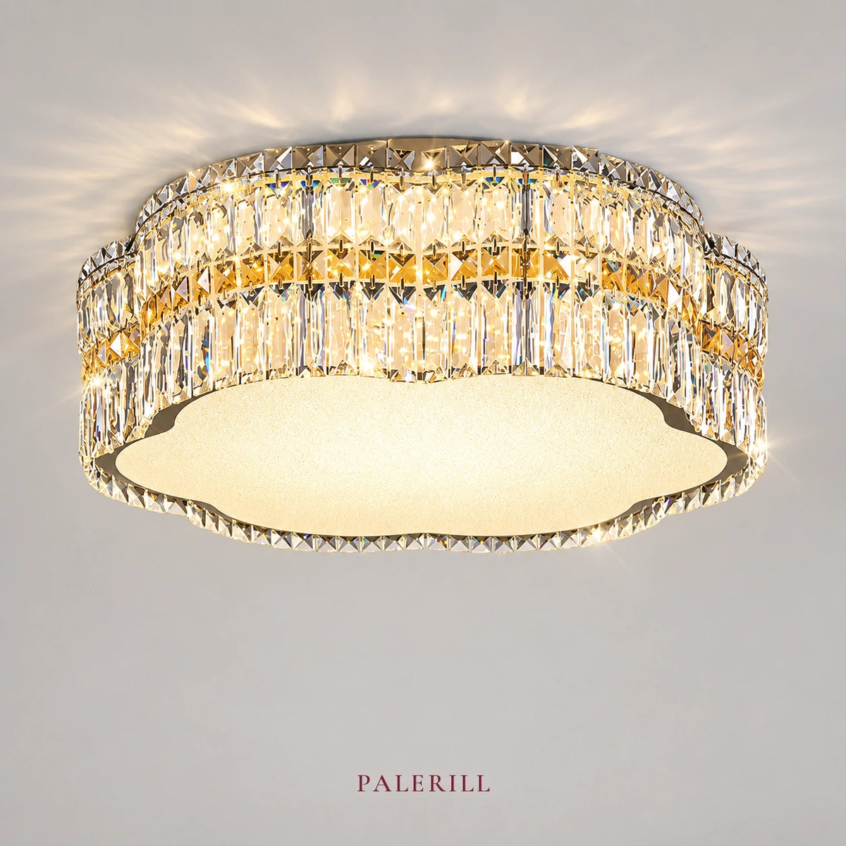 AM0091 · French Flush Mount Diamond Ceiling Light for Bedrooms · 4 Configurations — AM0091, view 1