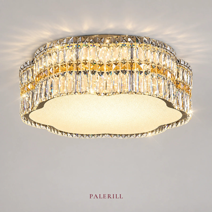 AM0091 · French Flush Mount Diamond Ceiling Light for Bedrooms · 4 Configurations — AM0091, view 1