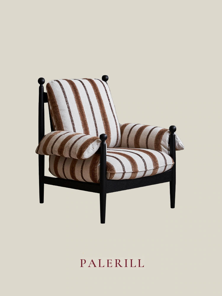 High-Back Ash Lounge Chair — AMF0045, view 1