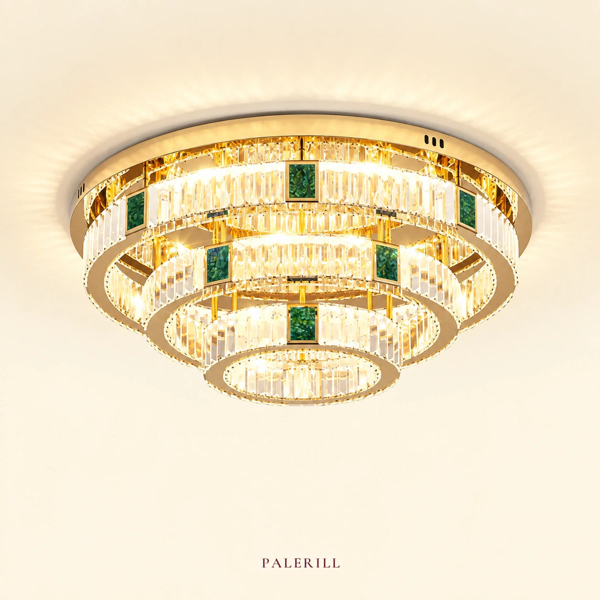 AM0113 · French Square Flush Mount Ceiling Light for Bedrooms · 8 Configurations — AM0113, view 1