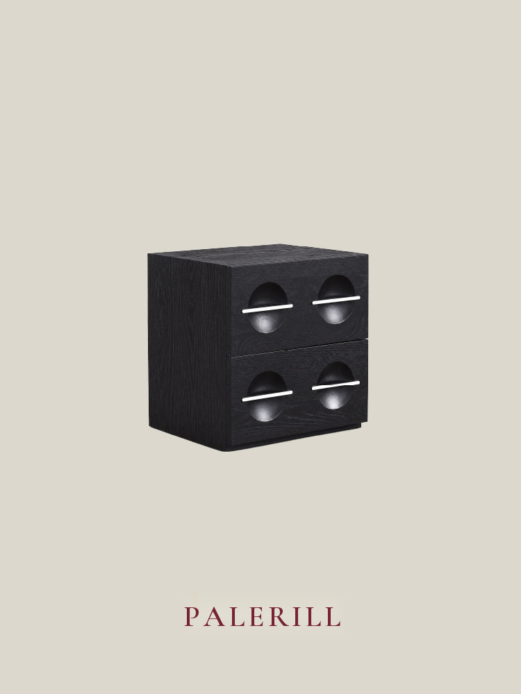 Compact Wooden Bedside Storage — AMF0043, view 2