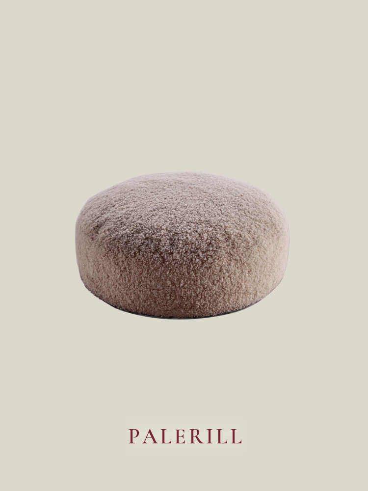 Chenille Floor Pouf — AMF0016, view 2