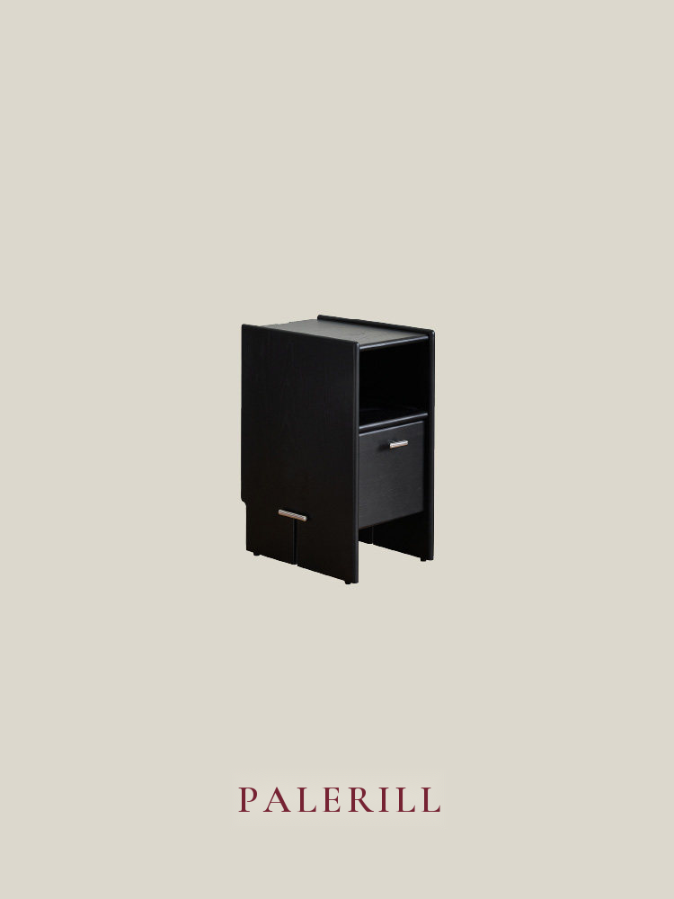 Wooden Bedside Storage Table — AMF0015, view 2