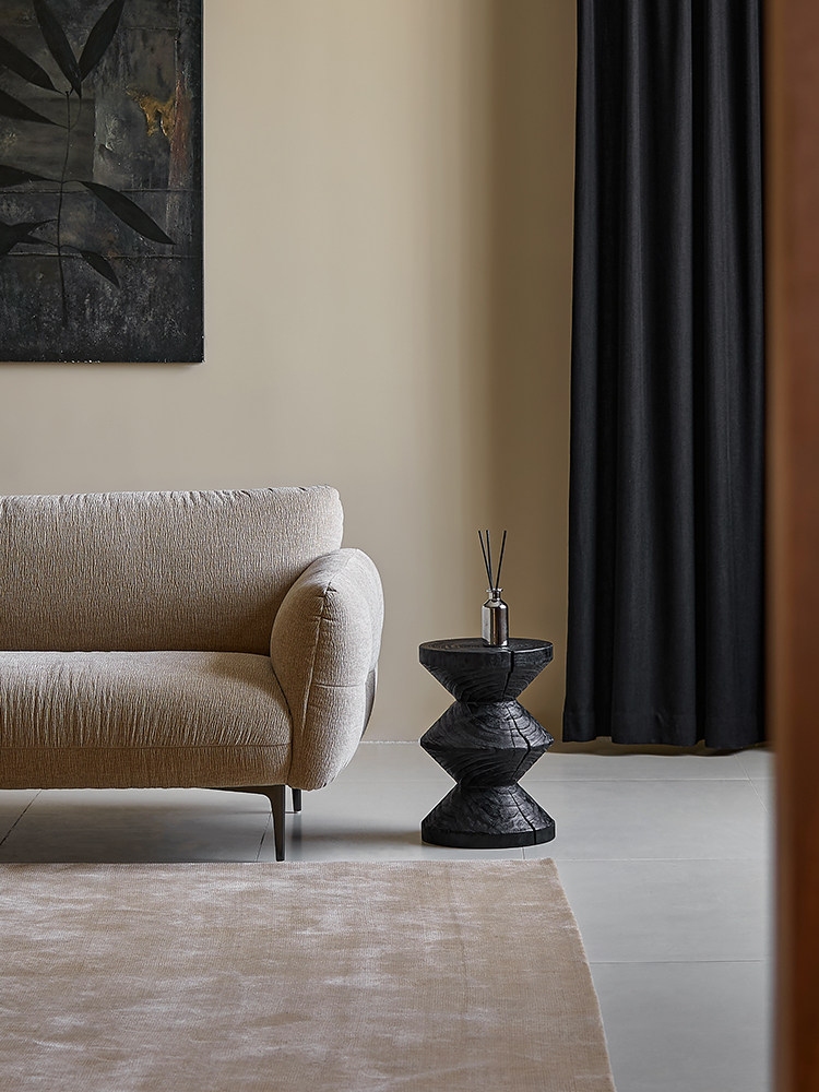Sculpted Pine Side Table — AMF0001, view 3