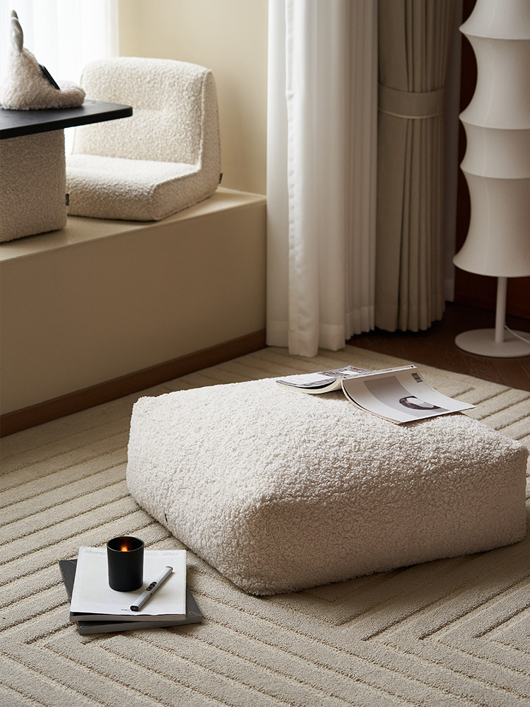 Chenille Floor Pouf — AMF0016, view 3