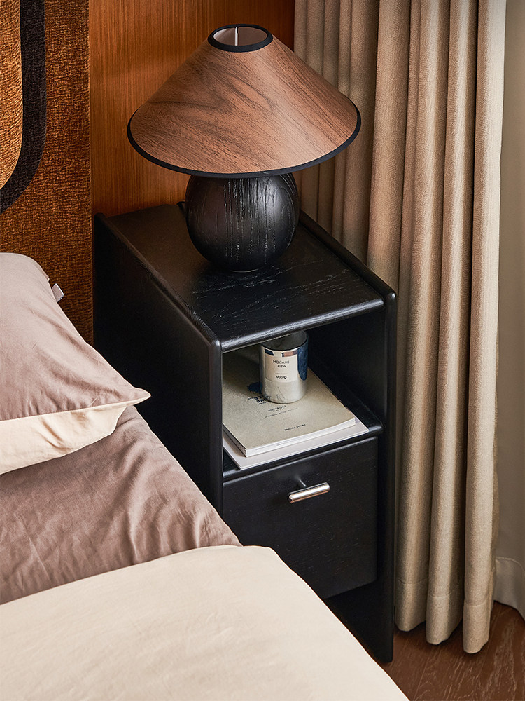 Wooden Bedside Storage Table — AMF0015, view 3