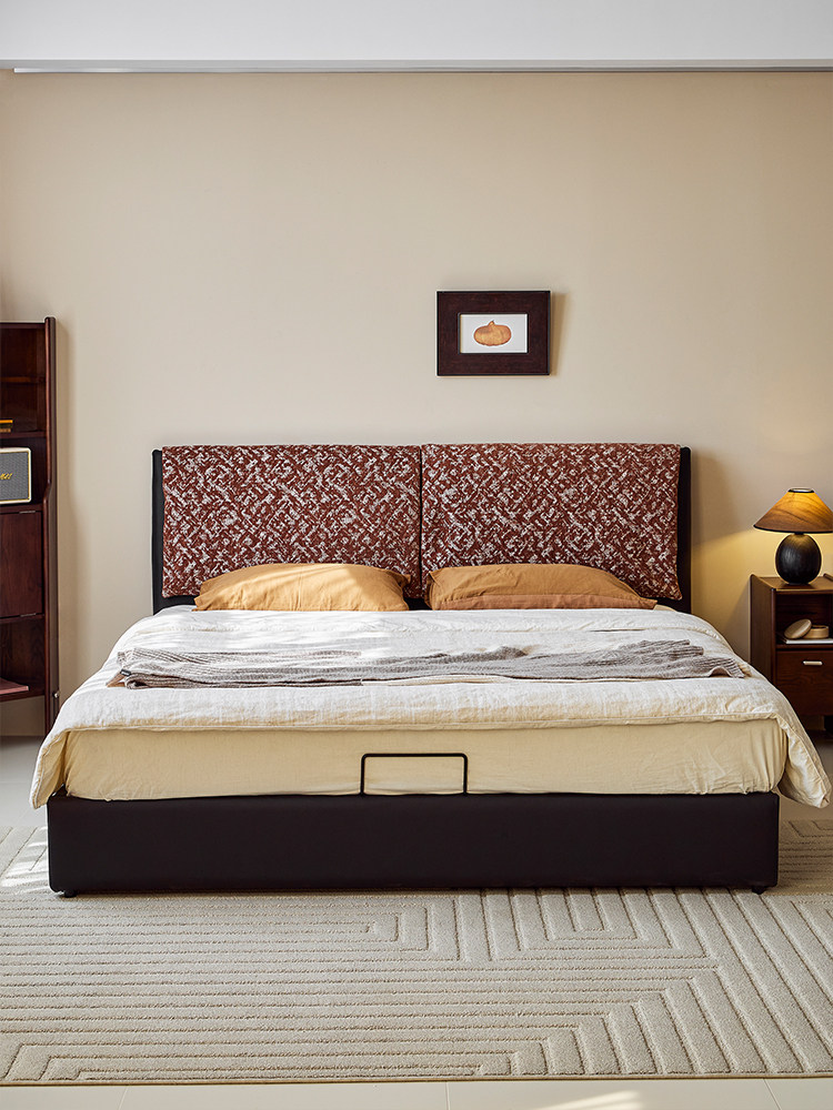 Upholstered Bed with Removable Back Cushions — AMF0049, view 3