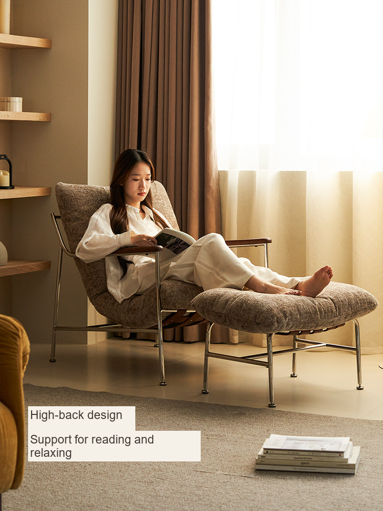 Upholstered Lounge Chair — AMF0041, view 4