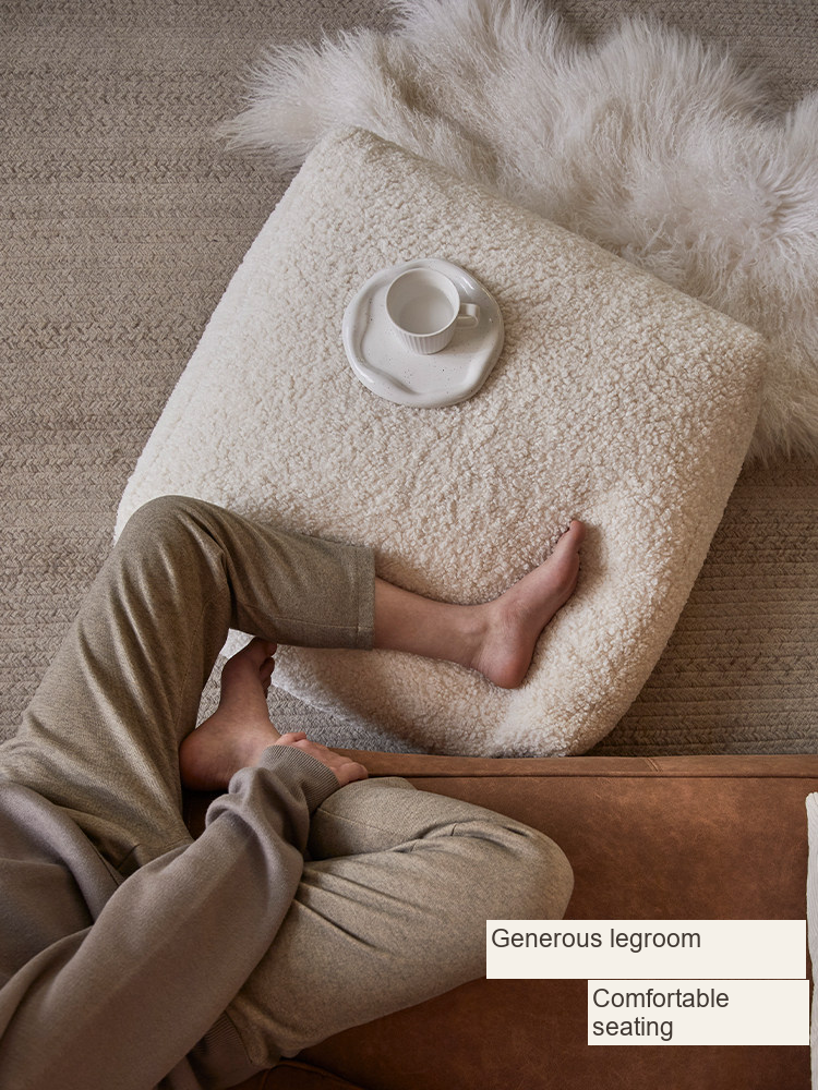 Chenille Floor Pouf — AMF0016, view 4