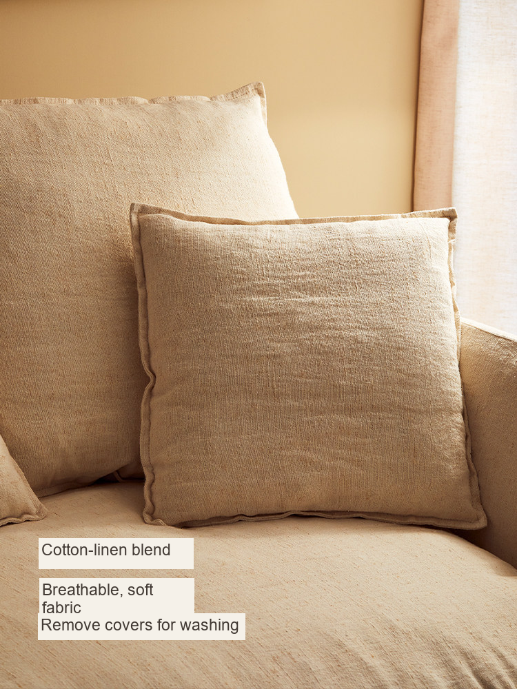 Skirted Fabric Sofa with Removable Cover — AMF0038, view 4
