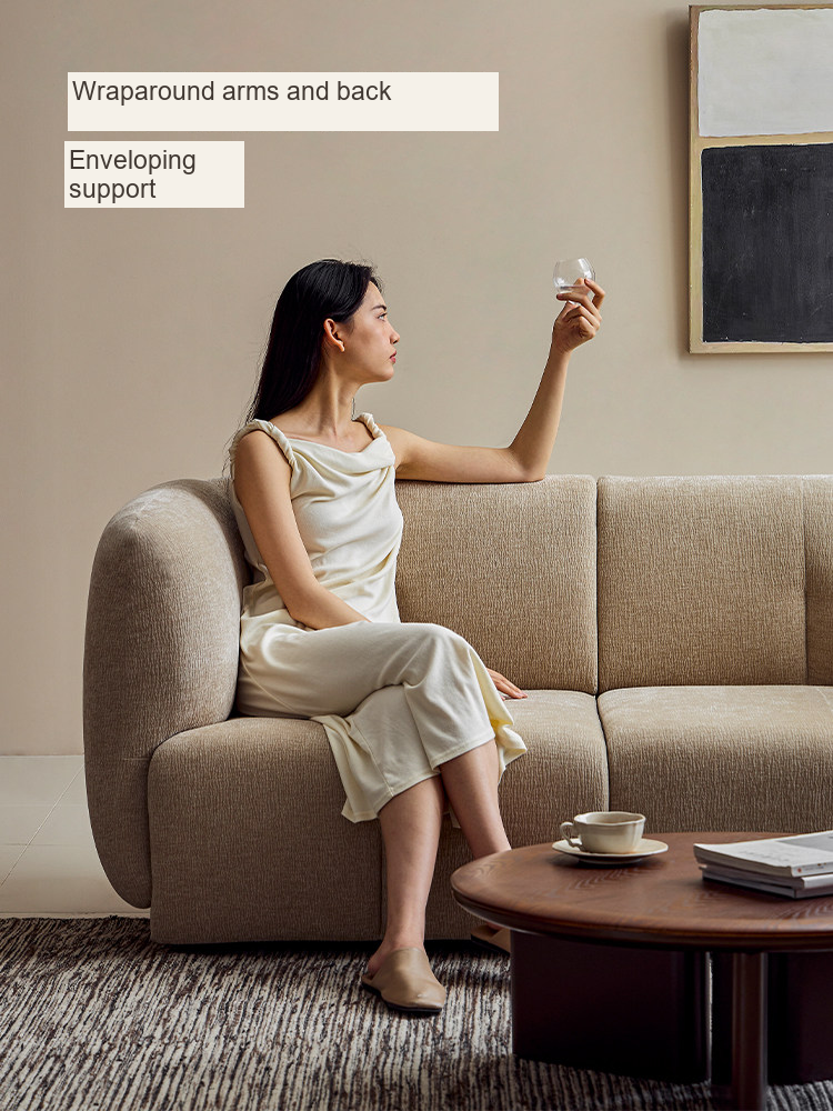 Cotton-Linen Modular Sofa — AMF0037, view 4