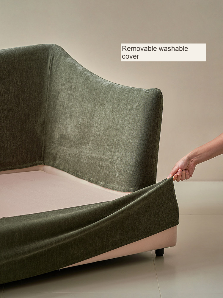 Deep-Seat Fabric Sofa Bed — AMF0040, view 5