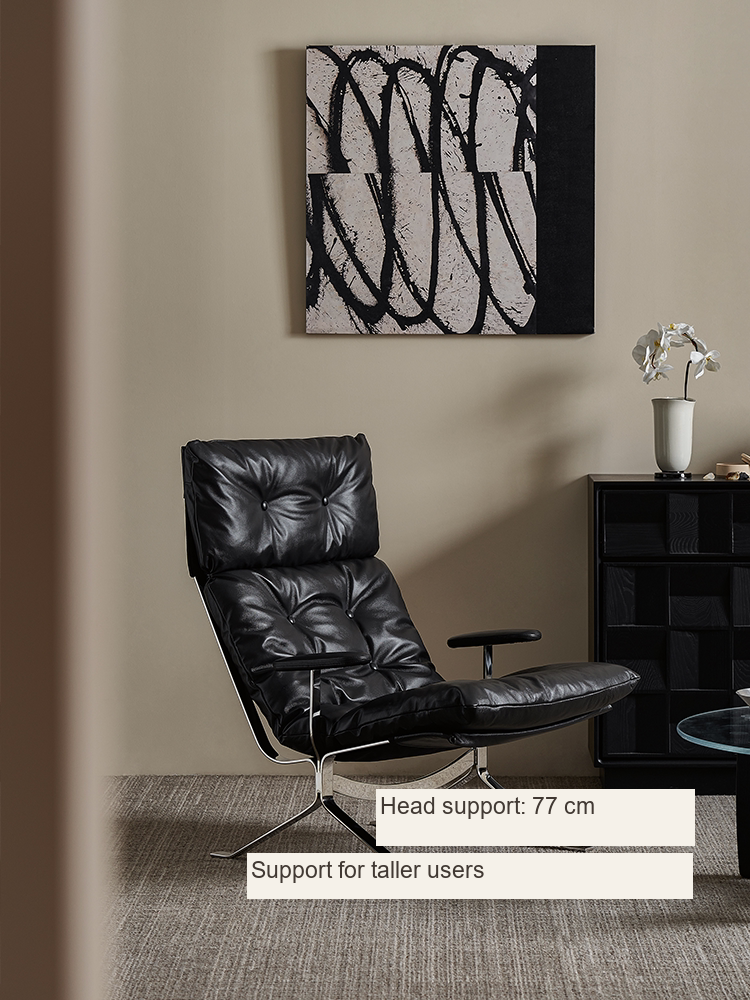 Leather Lounge Chair — AMF0030, view 5