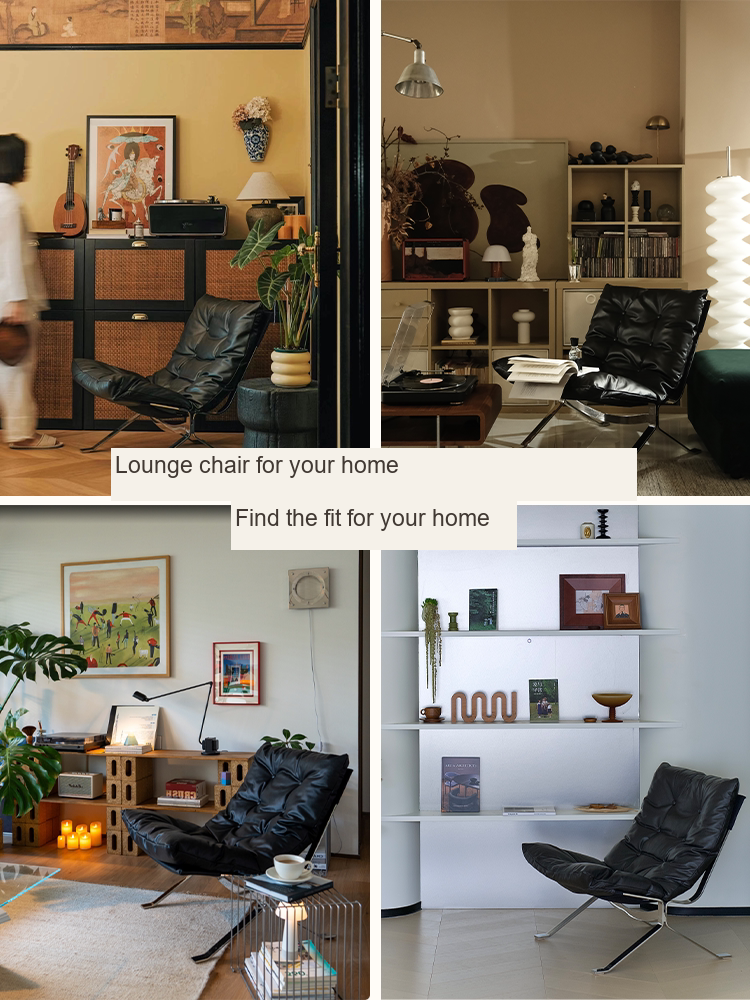 Leather Lounge Chair — AMF0030, view 6