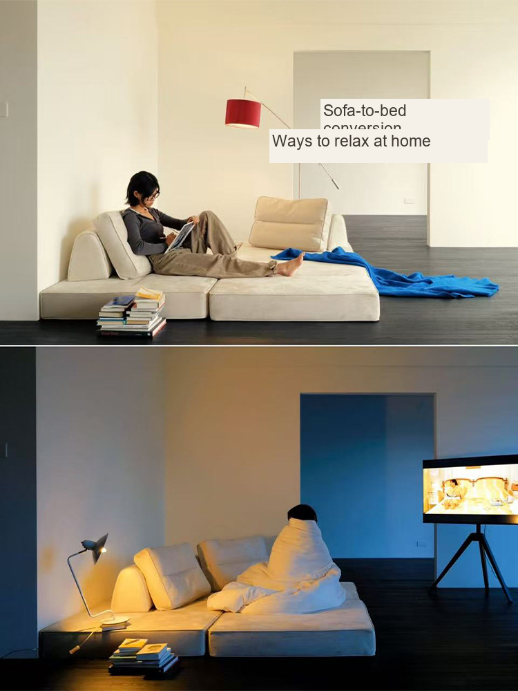Compact Modular Fabric Sofa — AMF0025, view 6