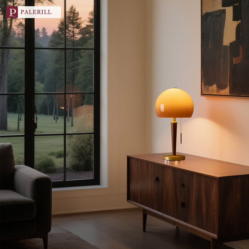PALERILL | Sunset Mushroom Glass Table Lamp