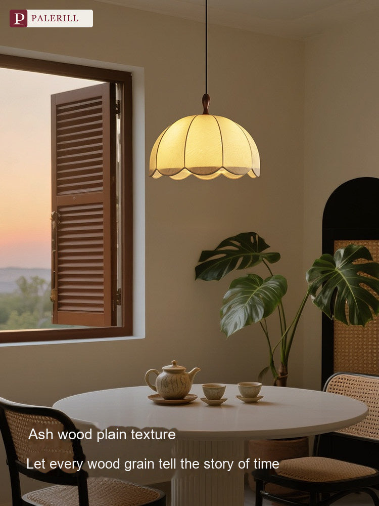 PALERILL | French Fabric Flower Pendant Light