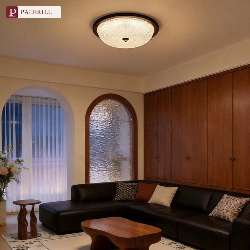 PALERILL | Mid-Century Solid Wood Eye-Care Ceiling Light