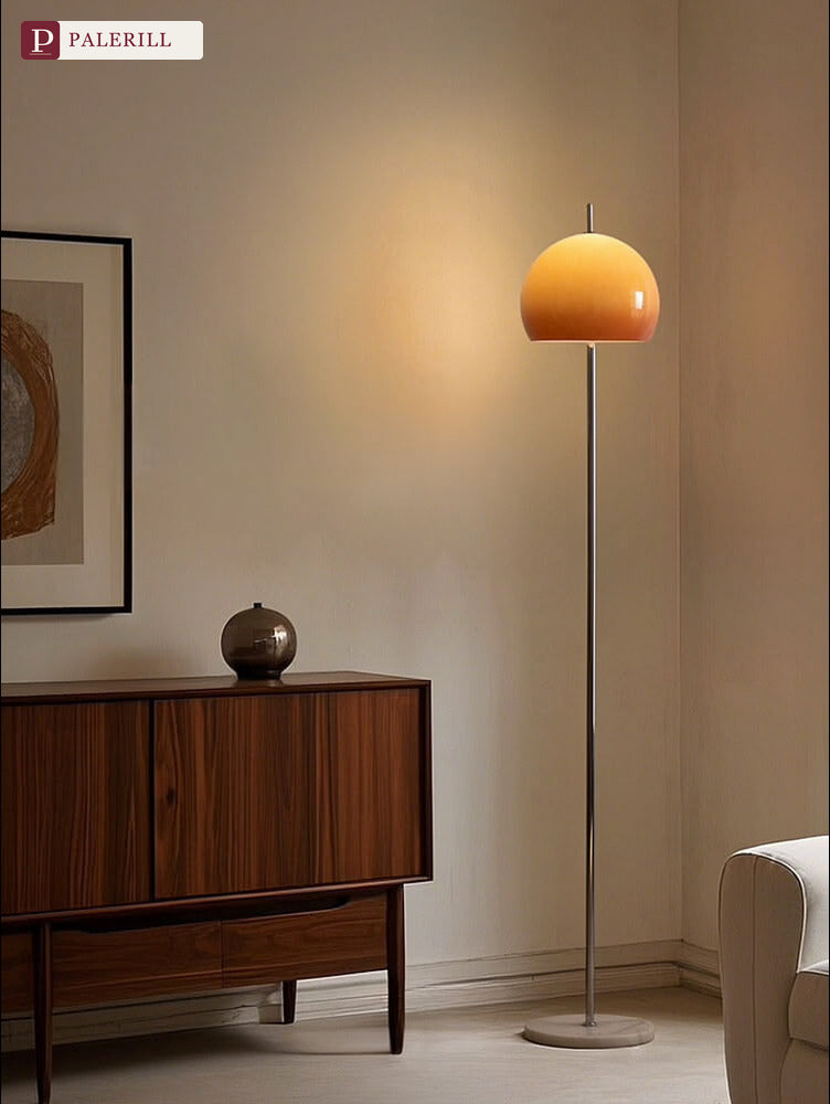 PALERILL | lampadaire coucher de soleil champignon mid-century