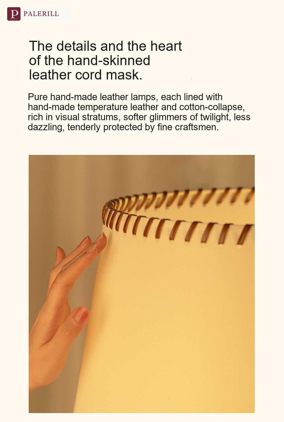 PALERILL | New Chinese Style Wood Grain Table Lamp