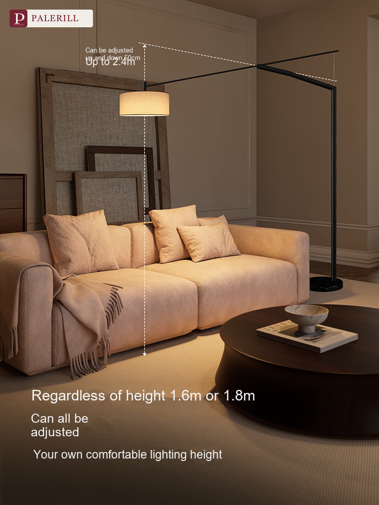 PALERILL | Large Arc Floor Lamp for High-Ceiling Spaces